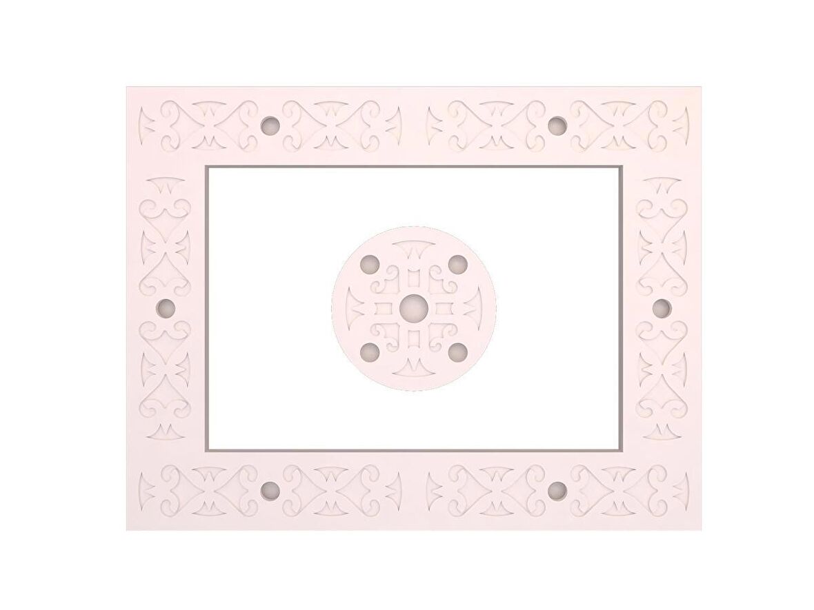 Motifpiyer Motifli Tavan Göbegi Led Spotlu Tmg -54-D-150Cmx200Cm
