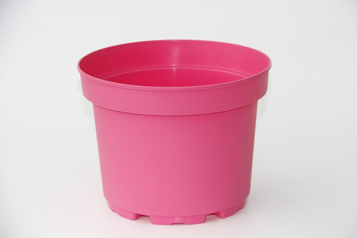 DEKORATİF SAKSI - PEMBE RENKLİ 5 ADET