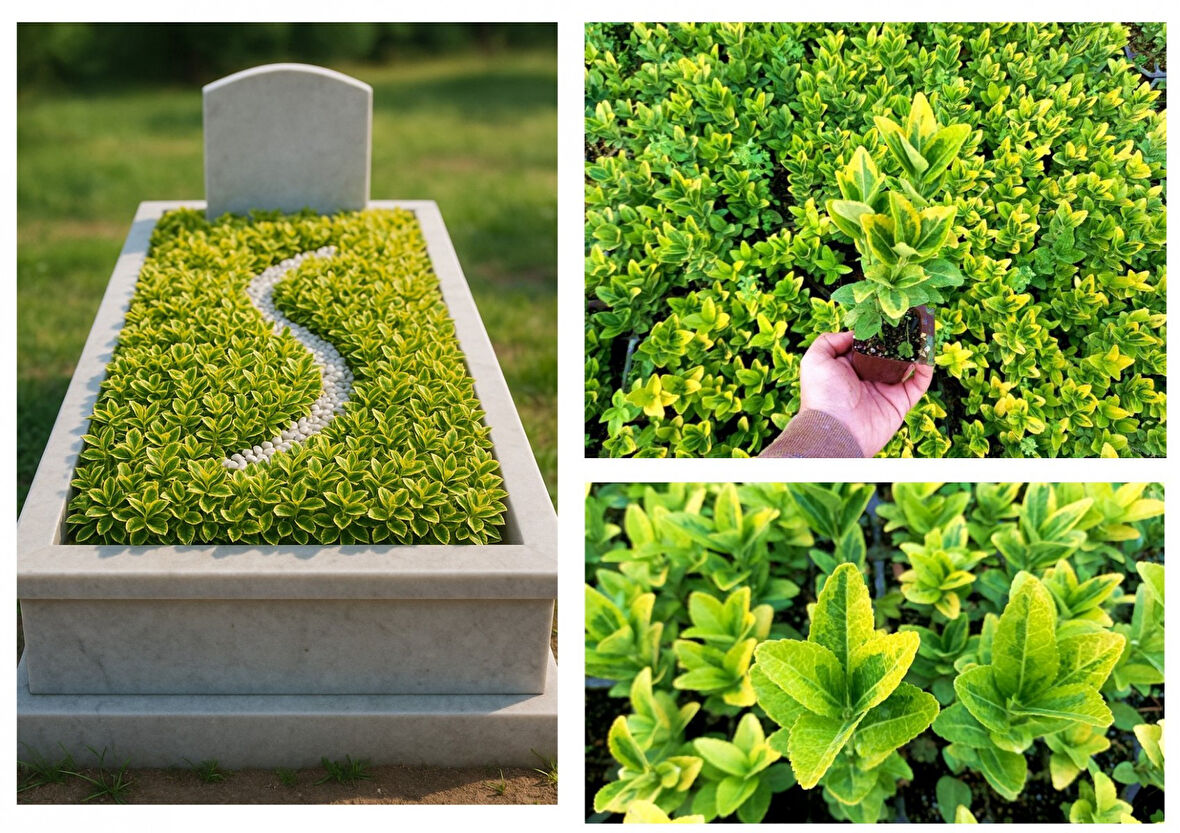 MEZAR - KABİR SARI BİTKİ SETİ - 20 ADET GOLD TAFLAN