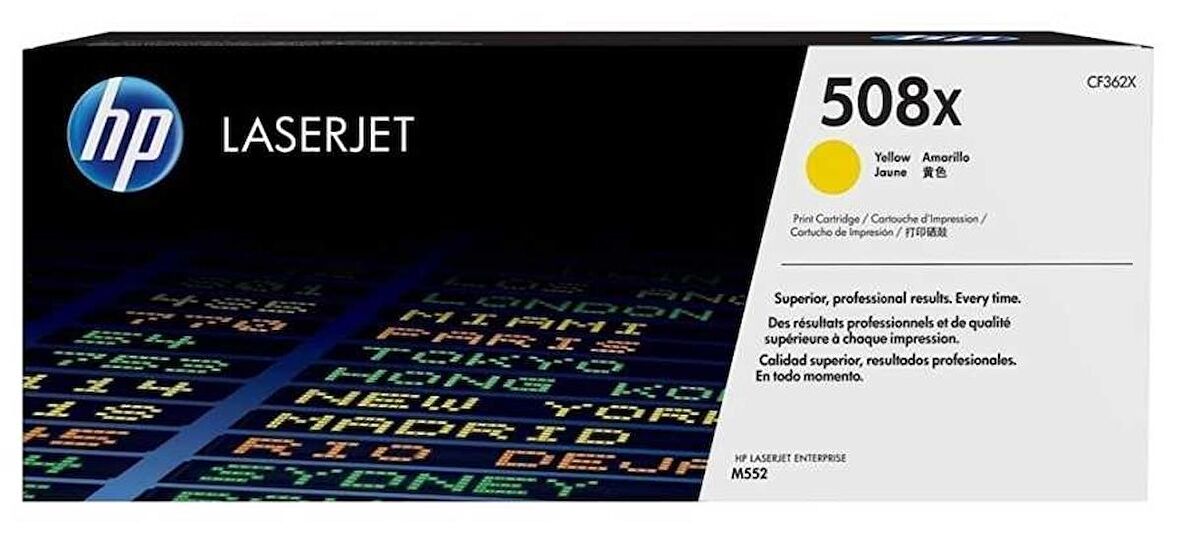 Hp 508X-CF362X Sarı Orjinal Toner Y.K