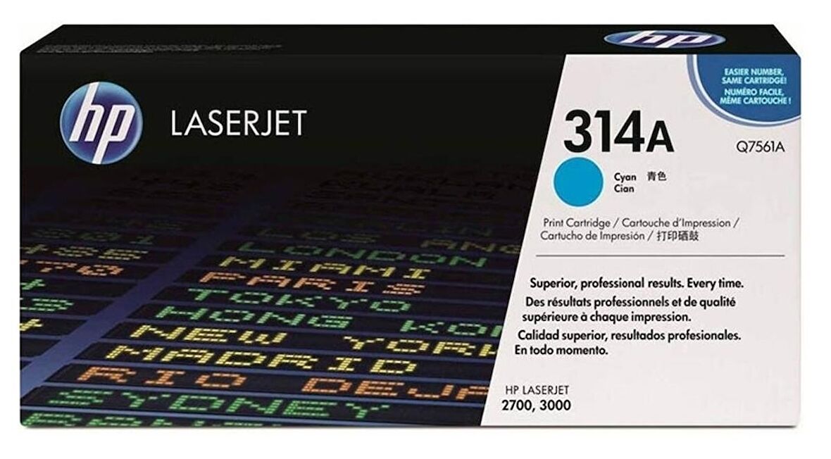 Hp 314A-Q7561A Mavi Orjinal Toner