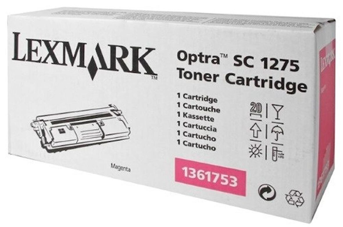 Lexmark SC 1275-1361753 Orjinal Kırmızı Toner
