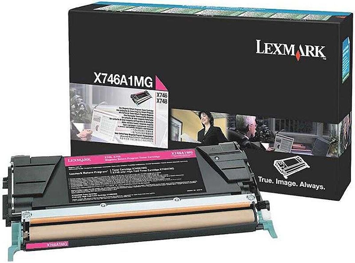 Lexmark X746-X746A1MG Kırmızı Orjinal Toner