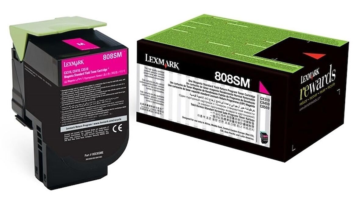 Lexmark CX410-80C8SM0 Orjinal Kırmızı Toner Y.K.