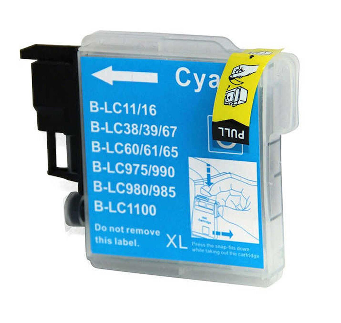 Brother LC38-LC1100 Mavi Muadil Kartuş