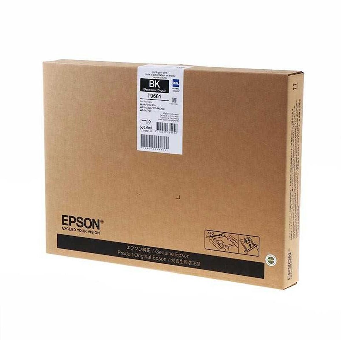 Epson T9661XXL C13T966140 Orjinal Kartuş  Y.K.