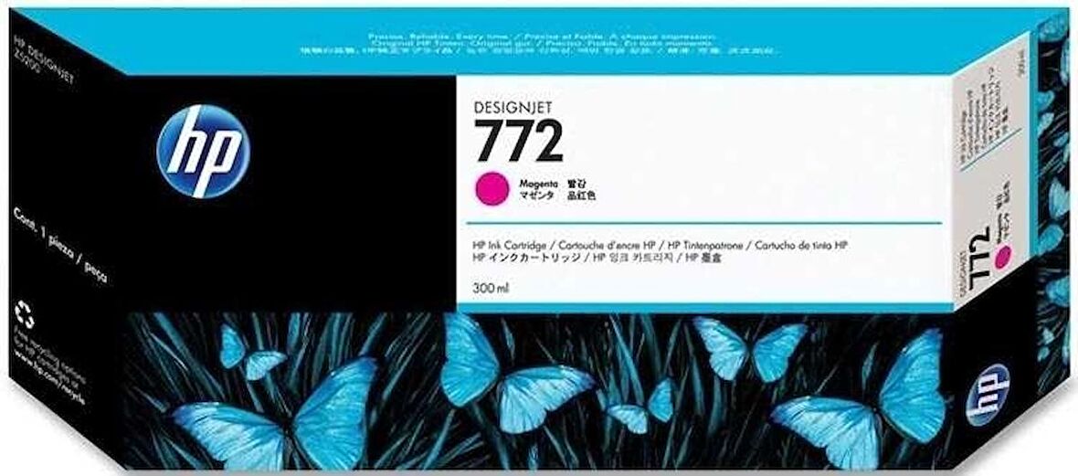 Hp 772-CN629A Orjinal Kırmızı Kartuş