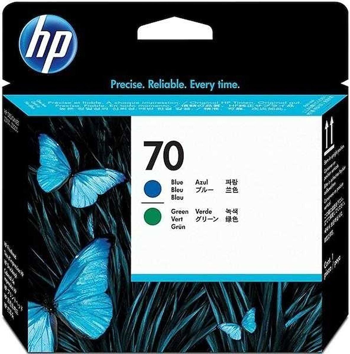 Hp 70 C9408A Orjinal Mavi Ve Yeşil Baskı Kafası