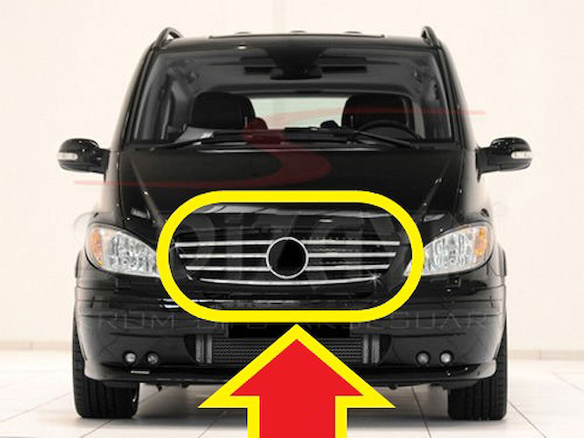 VİANO ÖN PANJUR KROM 7 PARÇA 2004 2005 2006 2007 2008 2009 2010 2011 2012 2013 2014