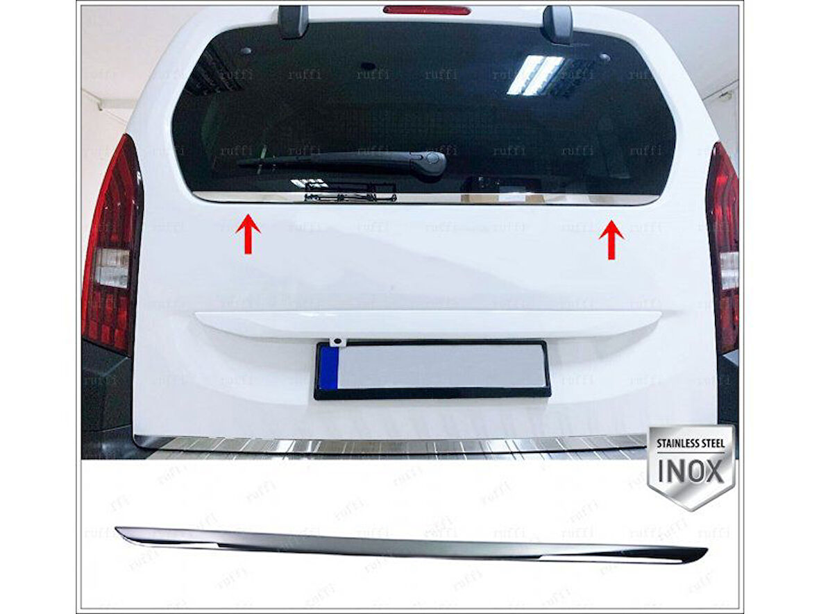 BERLİNGO BAGAJ CAM ALTI ÇİTASI KROM 2018 2019 2020 2021