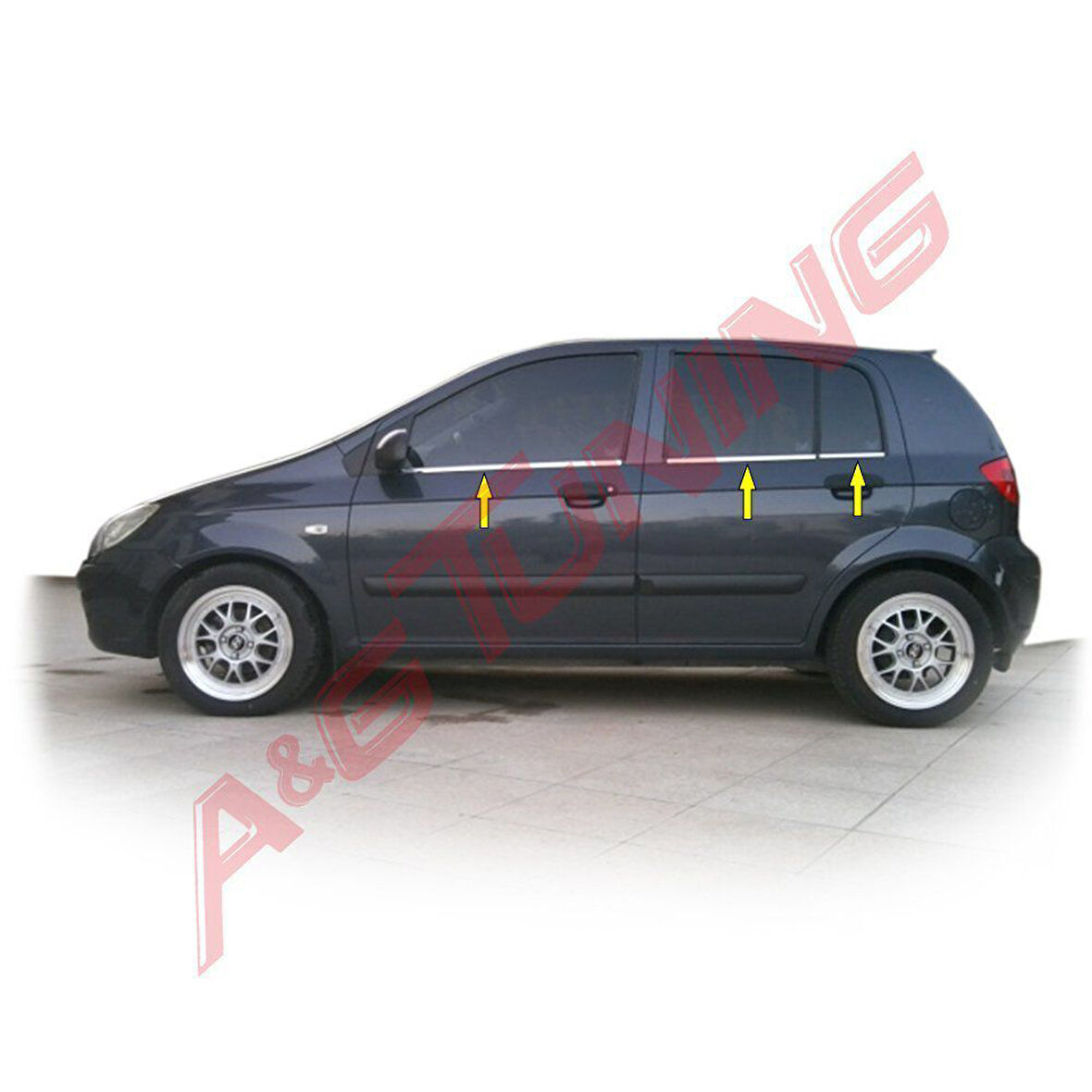 GETZ CAM ÇİTASI KROM 2002 2003 2004 2005 2006 2007 2008 2009