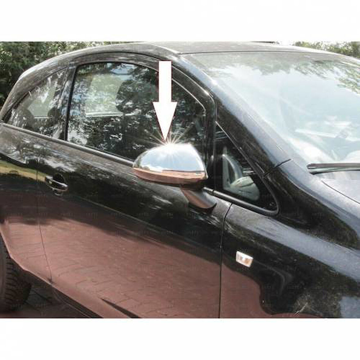 CORSA D AYNA KAPAĞI P.ÇELİK KROM 2006 2007 2008 2009 2010 2011 2012 2013 2014 2015