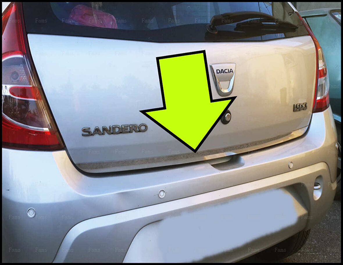 SANDERO BAGAJ ALT CITASI KROM 2008 2009 2010 2011 2012