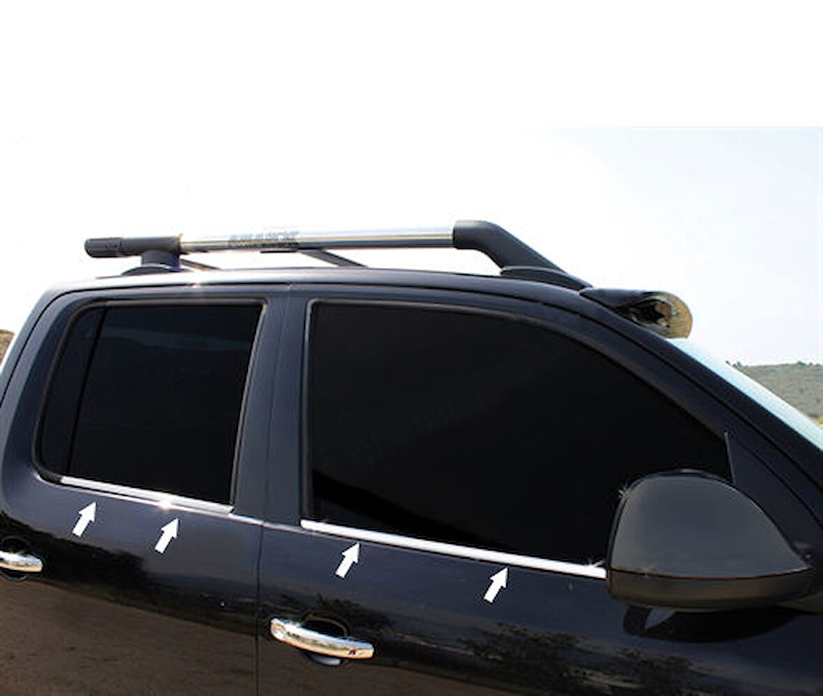 AMAROK CAM ÇİTASI KROM 4 PARÇA 2010 2011 2012 2013 2014 2015 2016 2017 2018 2019 2020