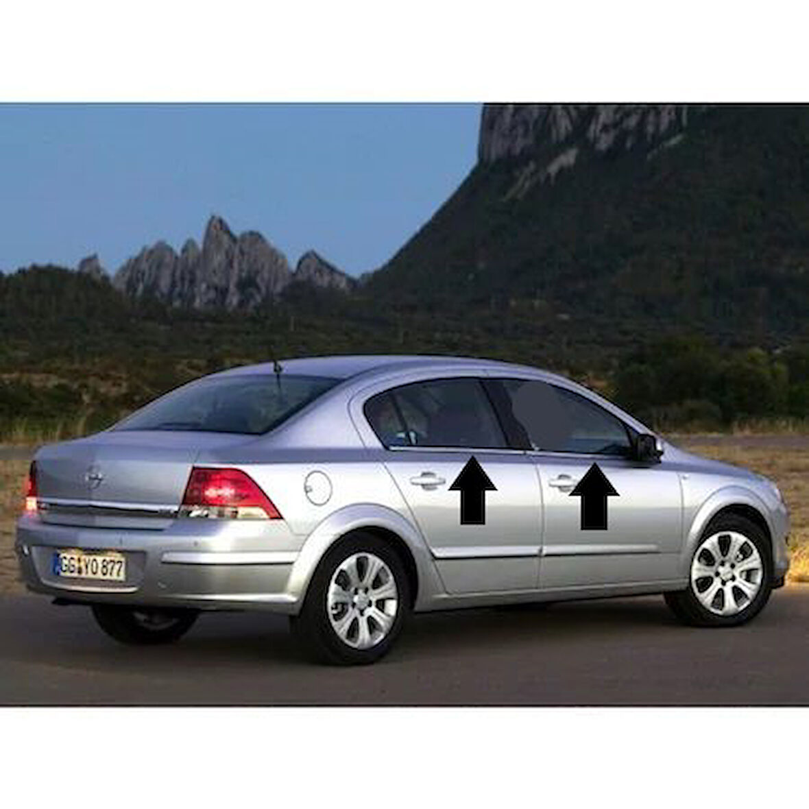 ASTRA H SEDAN CAM ÇİTASI KROM 2009 2010 2011 2012 2013