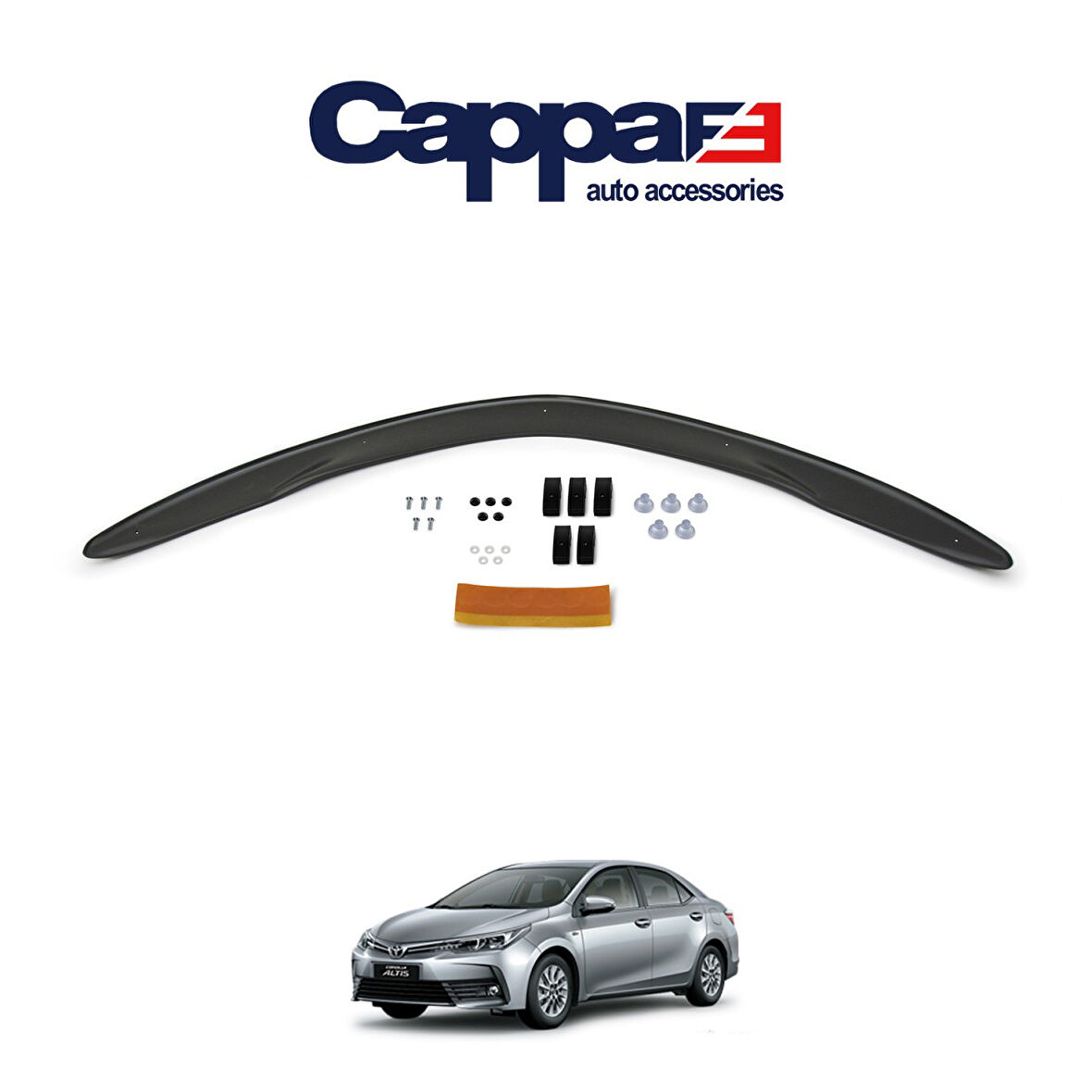 4mm 1.kalite TOYOTA COROLLA / 2013 - 2018 / KAPUT RÜZGARLIĞI 30780813 4 * A4 12 **