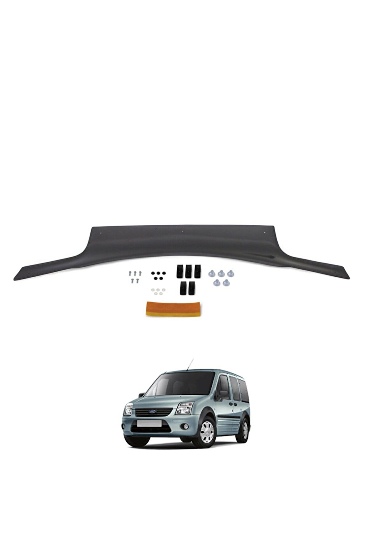 EUROCAP Ford Connect Ön Kaput Koruma Rüzgarlığı  2008-2013 30300108 *e2*