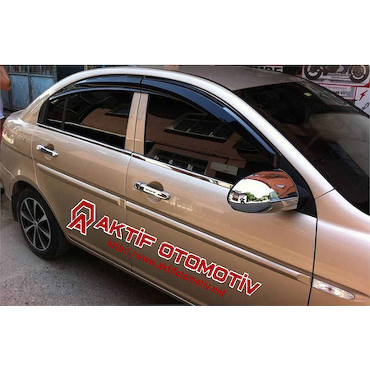 Accent / Era Yan Kapı Çıtası Krom 4 Kapı 2005 2006 2007 2008 2009