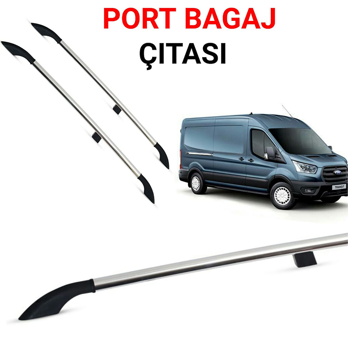 TRANSİT UZUN ŞASE PORTBAGAJ TAVAN ÇİTASI GRİ 2014 2015 2016 2017 2018 2019 2020 2021