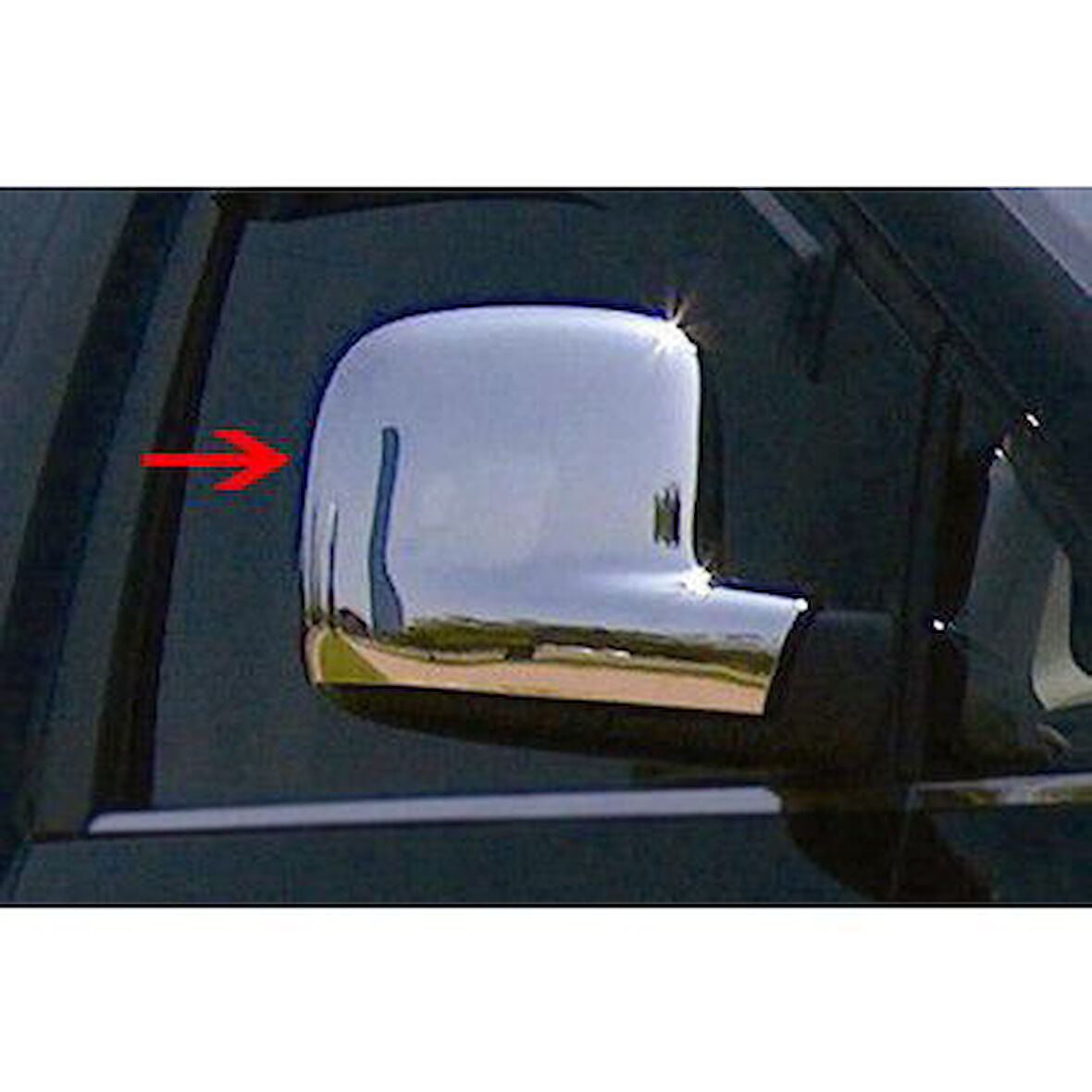 TRANSPORTER T5 2 PARÇA AYNA KAPAĞI ABS KROM 2010 2011 2012 2013 2014 2015 2016 2017 2018 2019 2020