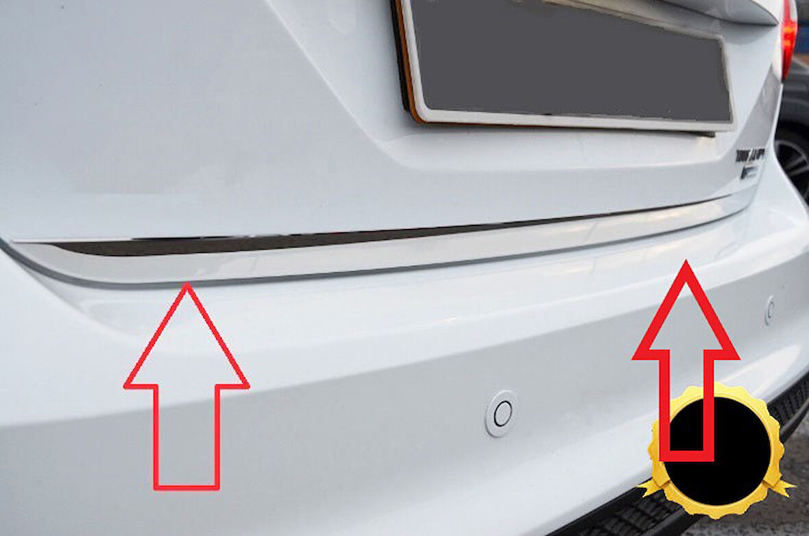 VOLKSWAGEN CADDY BAGAJ ALT ÇİTASI KROM 2010 2011 2012 2013 2014