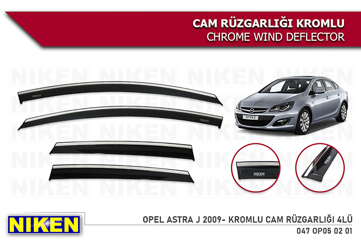 astra j kromlu cam rüzgarlığı niken