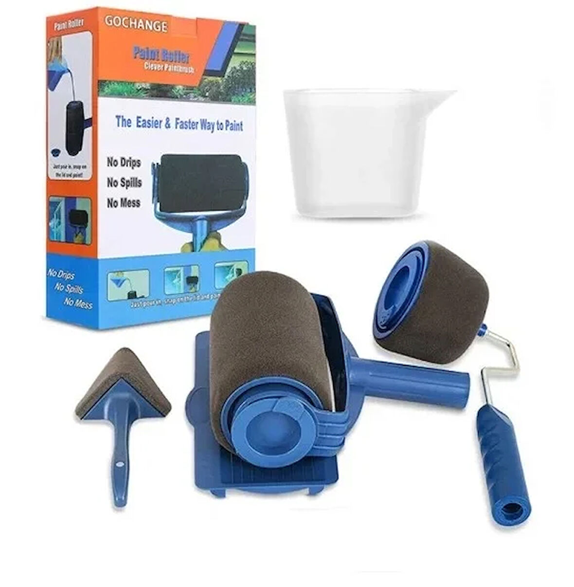 Profesyonel 6'Lı Damlatmayan Duvar Bahçe Ofis Ev Boya Badana