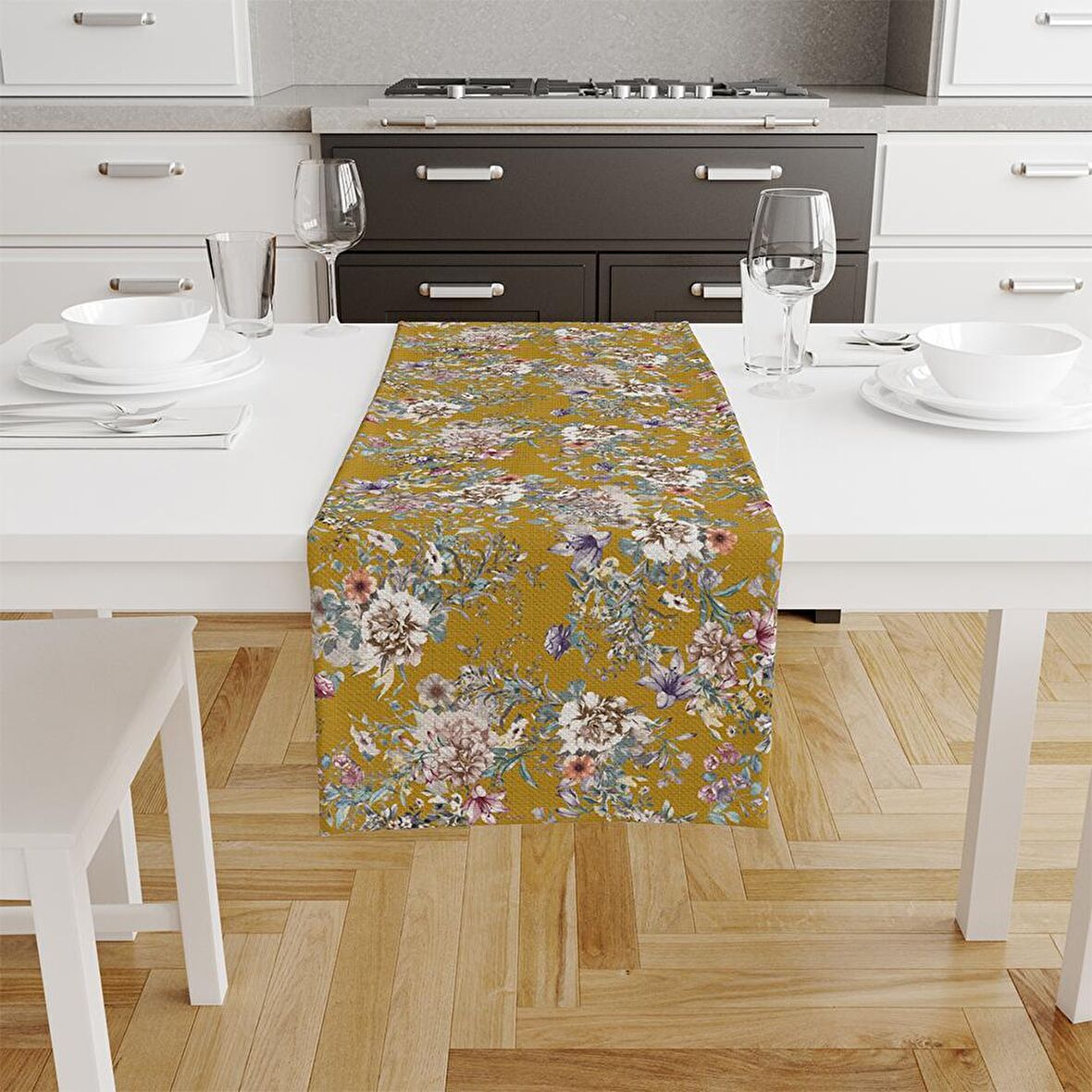 Adawall Colourful Flowers Runner 140x45CM