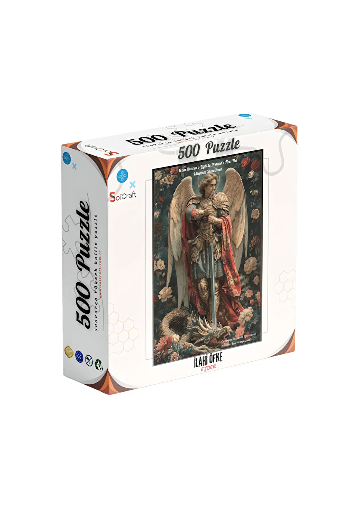 500 Parça Puzzle İlahi Öfke Ejder