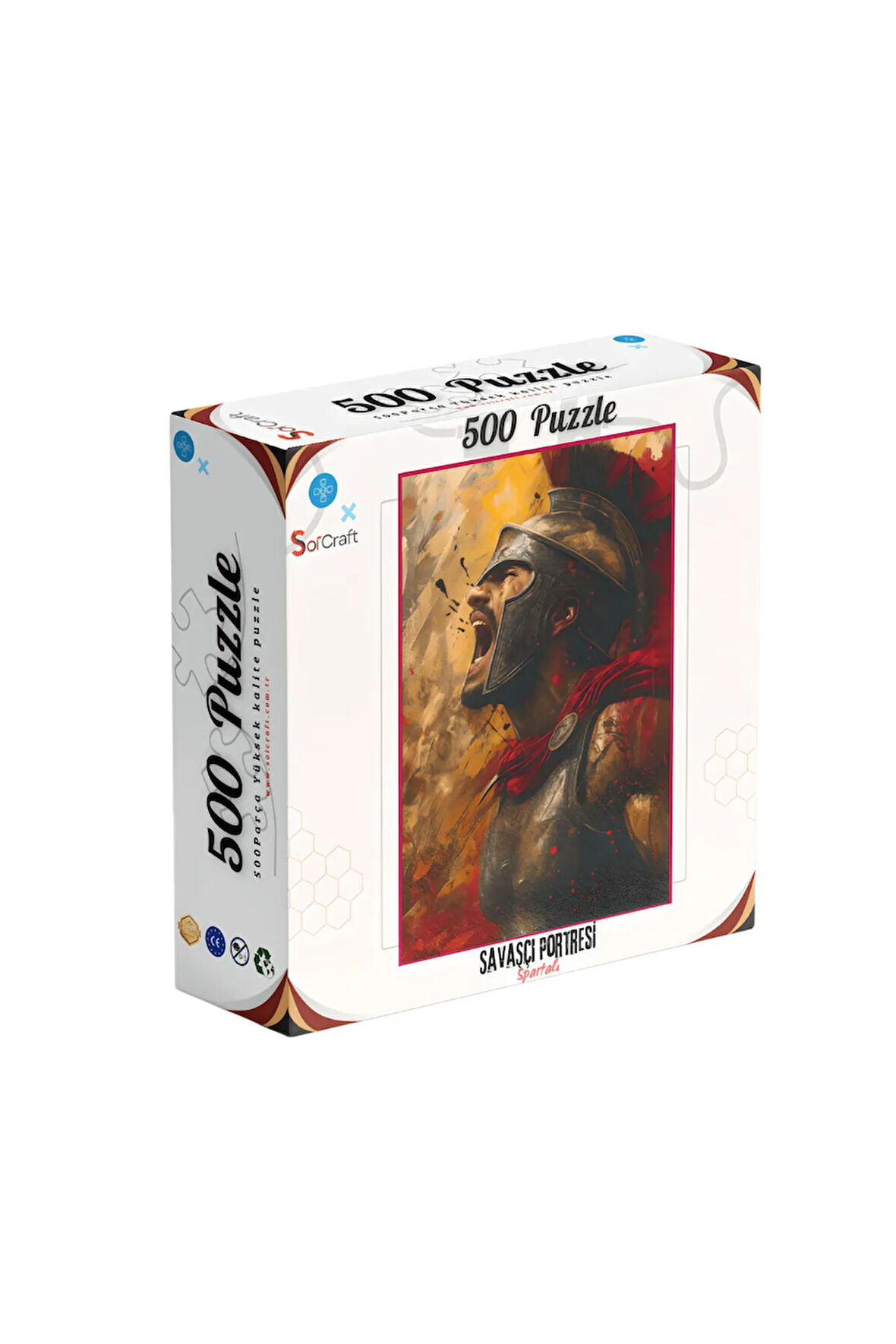 500 Parça Puzzle Savaşçı Spartalı