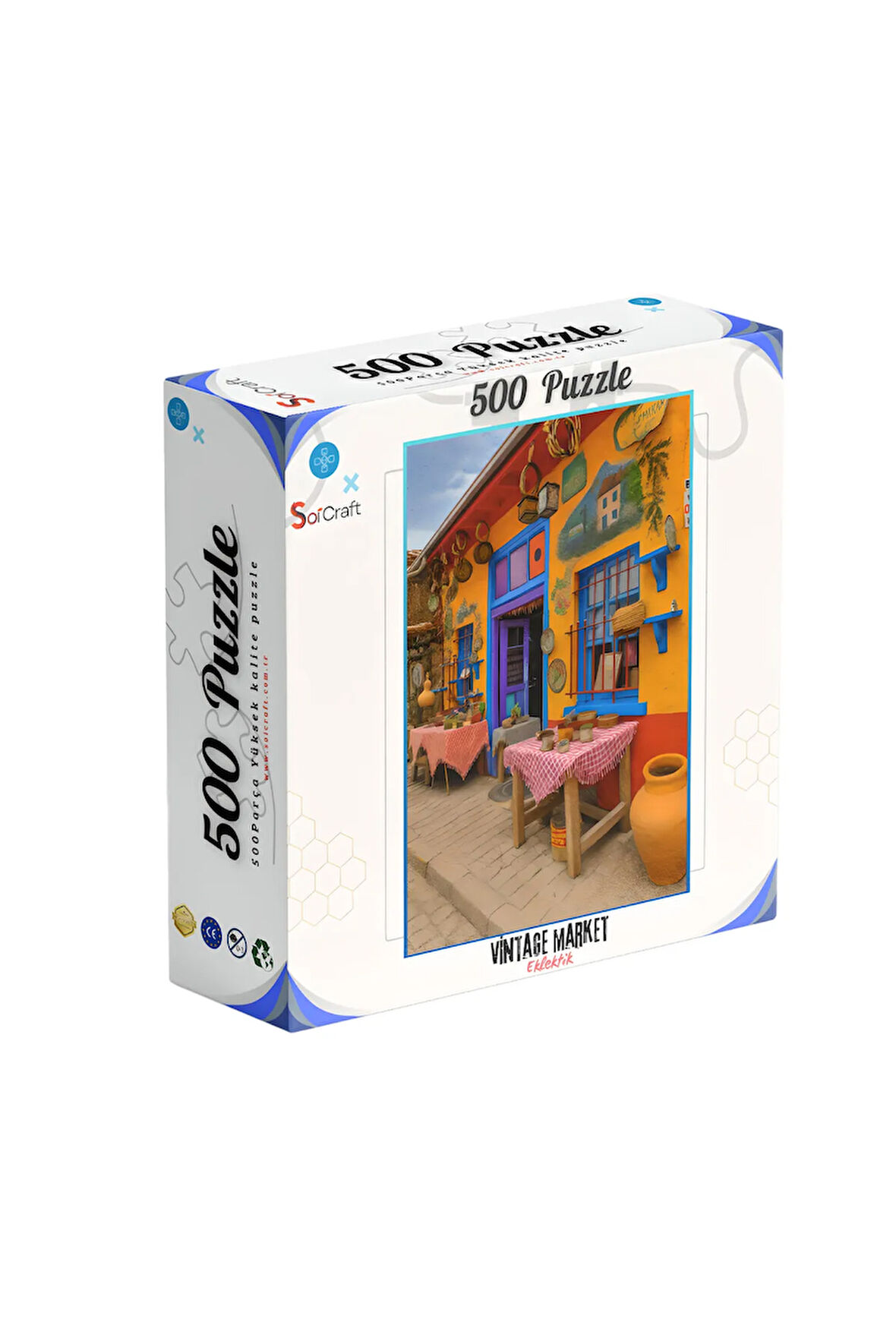 500 Parça Puzzle Vintage Market Eklektik
