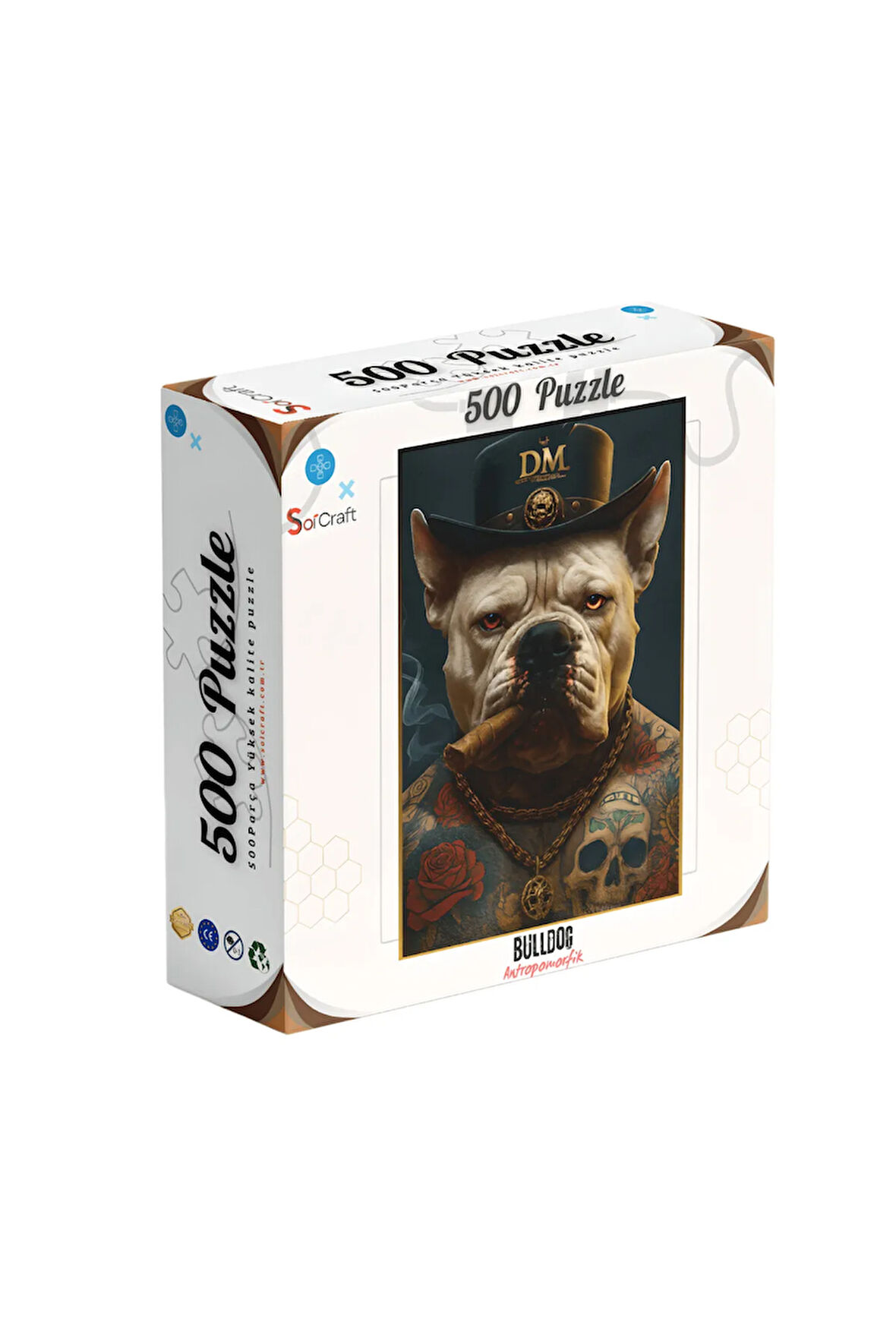 500 Parça Puzzle Bulldog