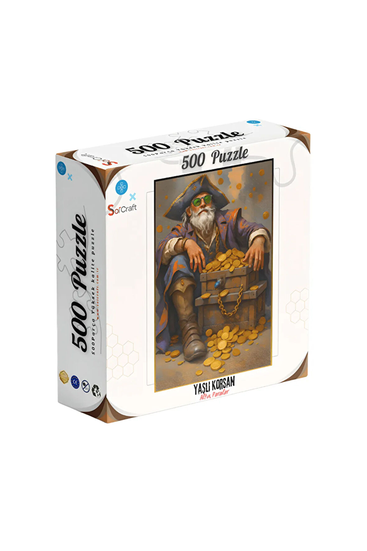 500 Parça Puzzle Yaşlı Korsan