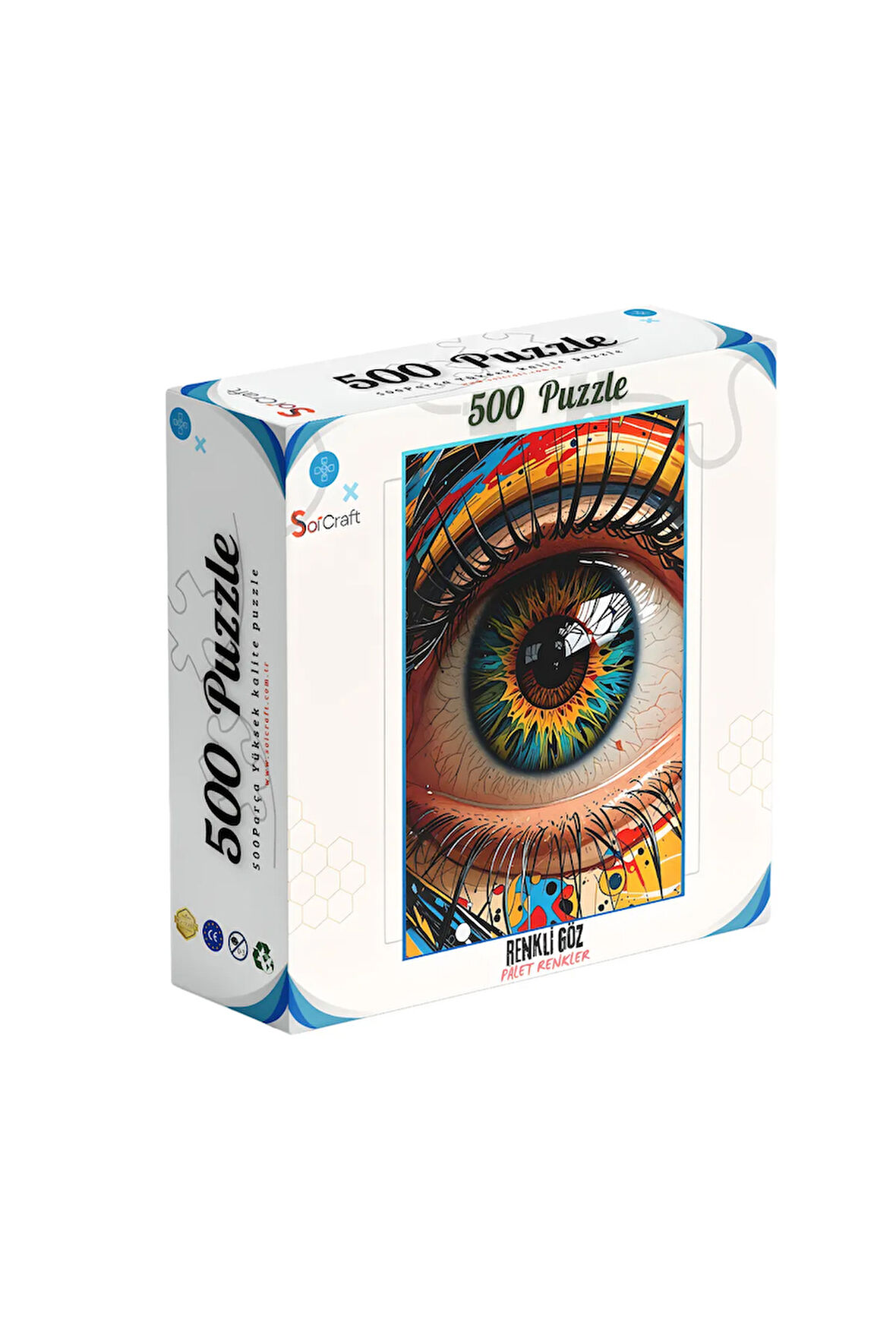 500 Parça Puzzle Renkli Gözler