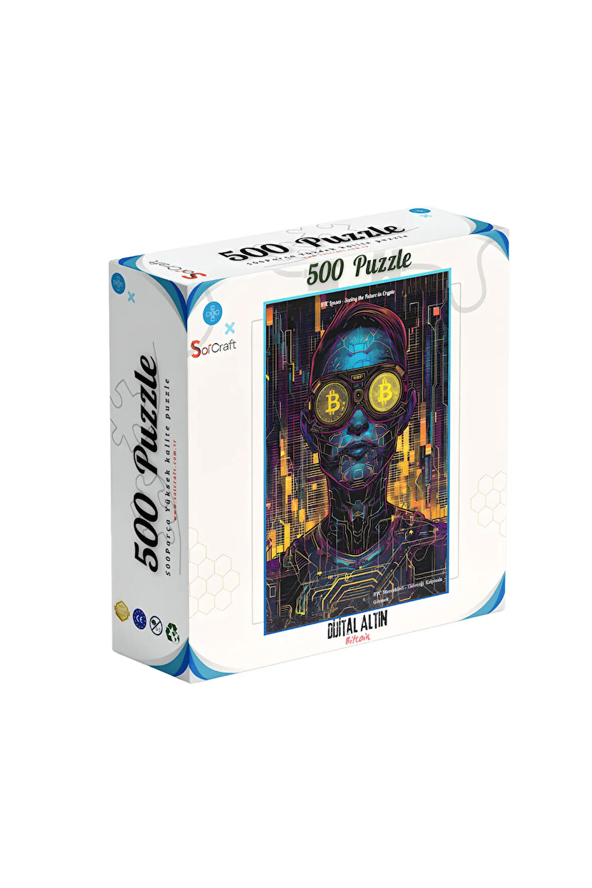 500 Parça Puzzle Bitcoin