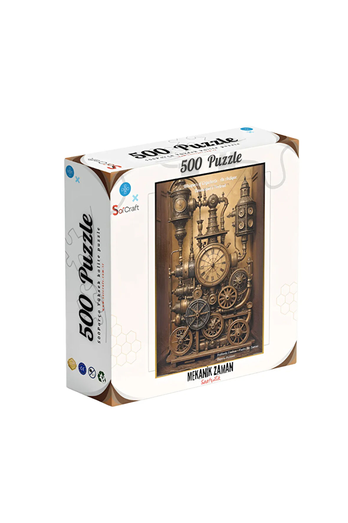 500 Parça Puzzle Mekanik Saat