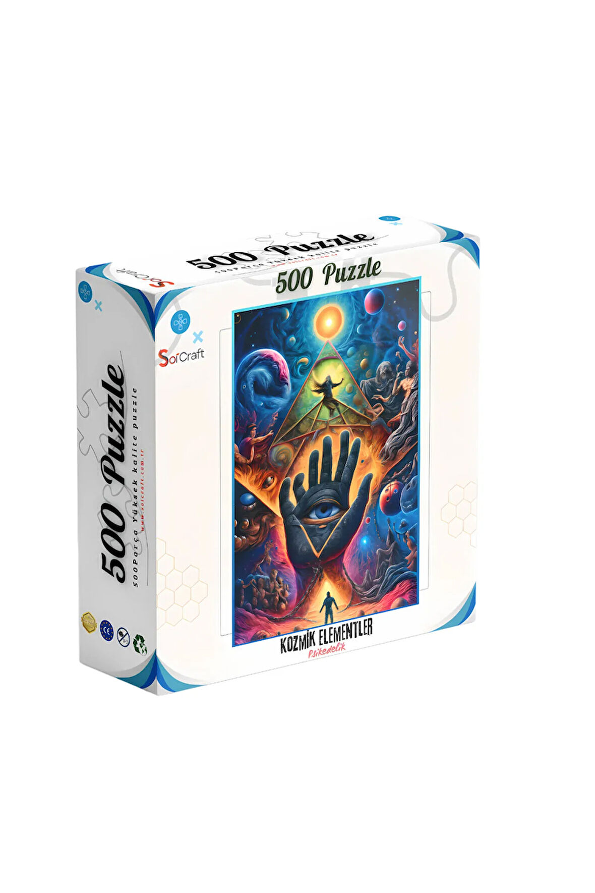 500 Parça Puzzle Kozmik Elementler