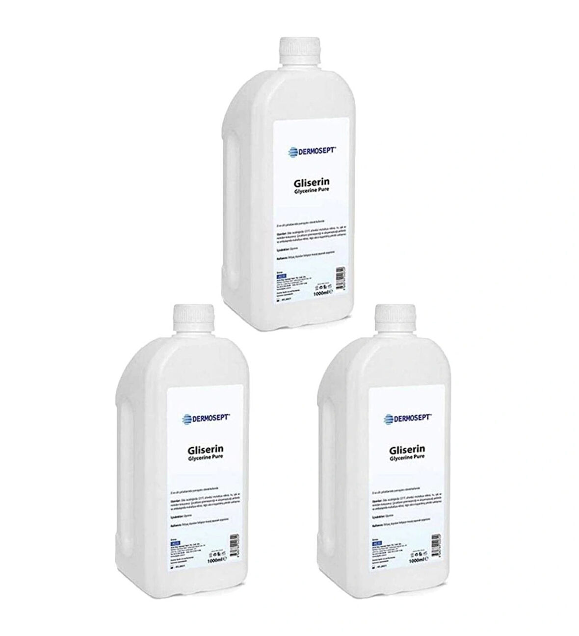 Dermosept Gliserin 1000 ml 1 LT 3 Adet