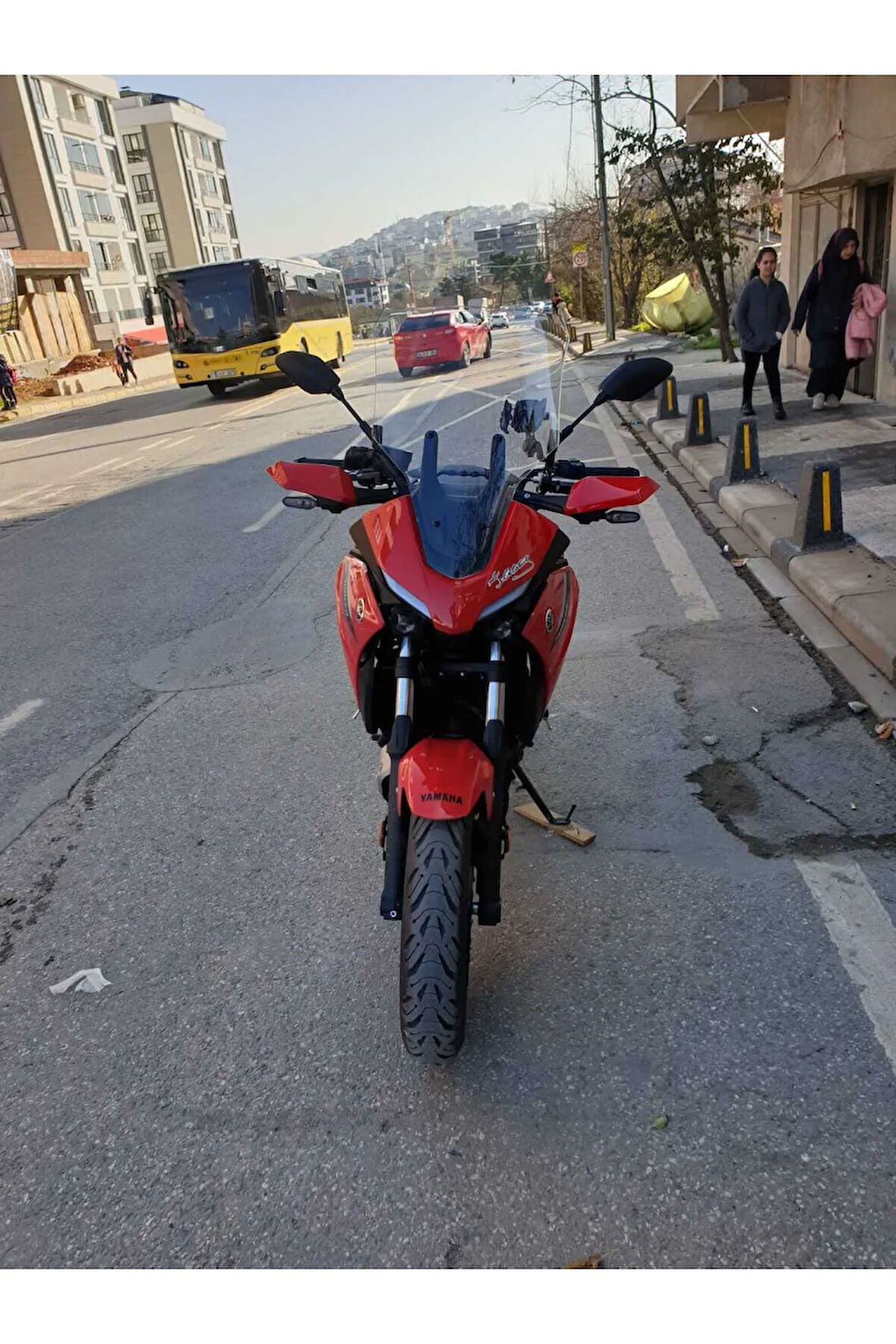 Yamaha Tracer 700 Siperlik Ön Cam 2022 2024 Model 59cm Şeffaf Renkli 4mm Uzun