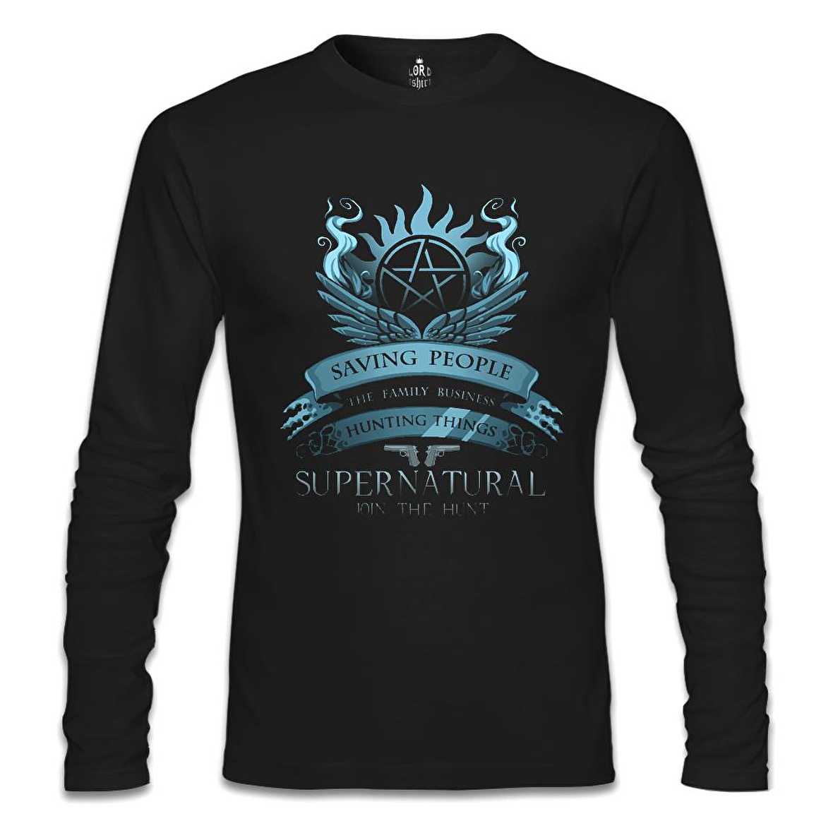 Supernatural - Join the Hunt Siyah Erkek Sweatshirt