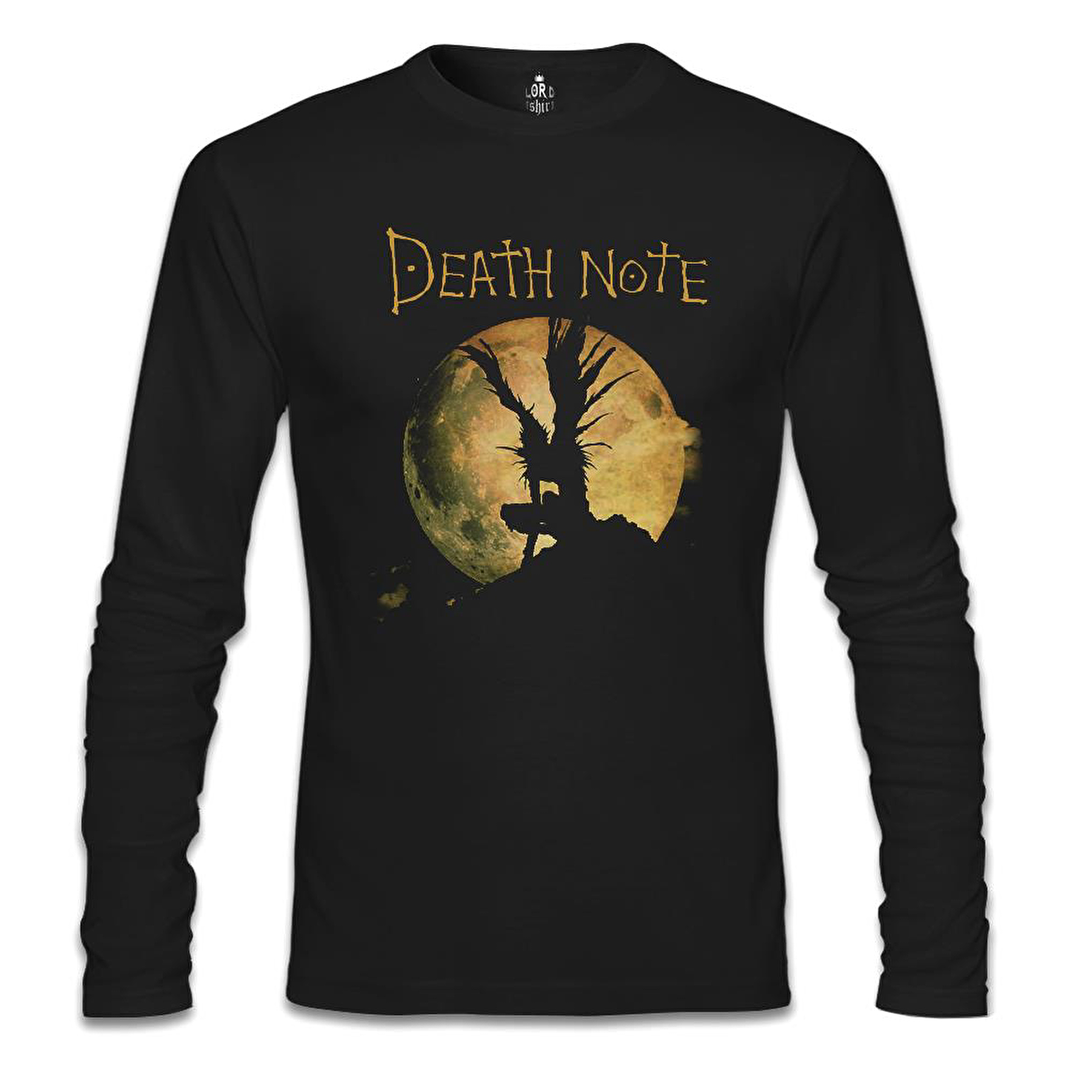 Death Note - Moon Siyah Erkek Sweatshirt