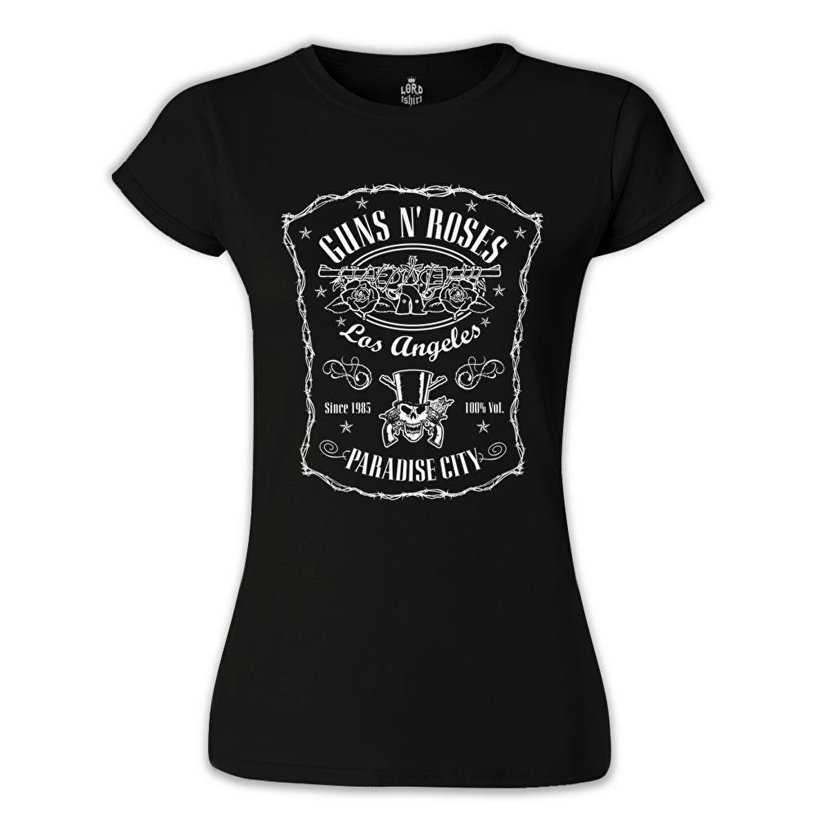 Guns N' Roses - Paradise City Siyah Bayan Tshirt