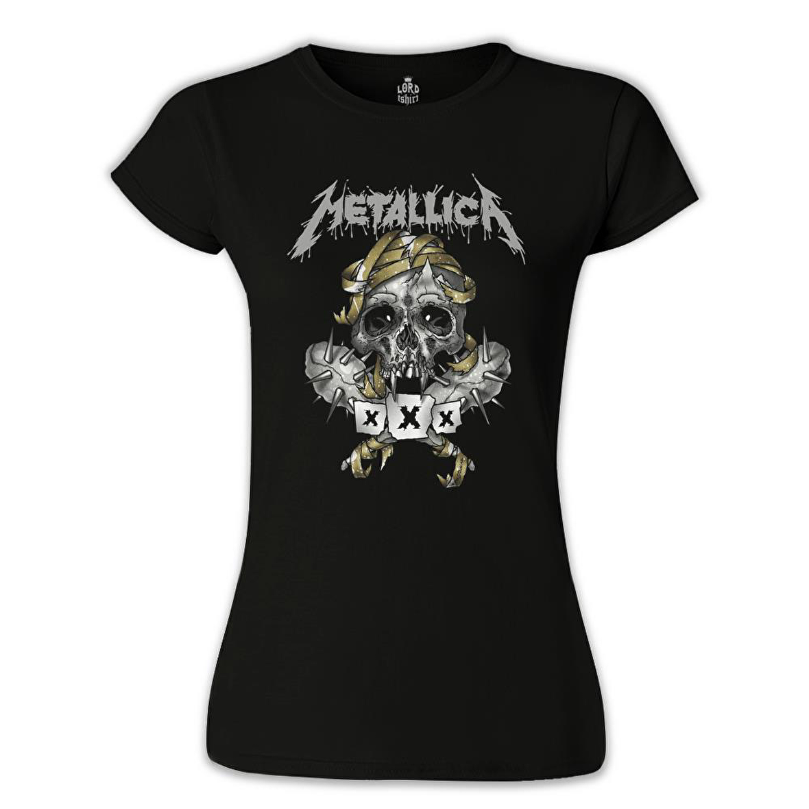 Metallica - X - X Siyah Bayan Tshirt