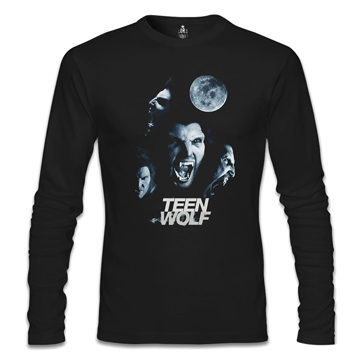 Teen Wolf Siyah Erkek Sweatshirt