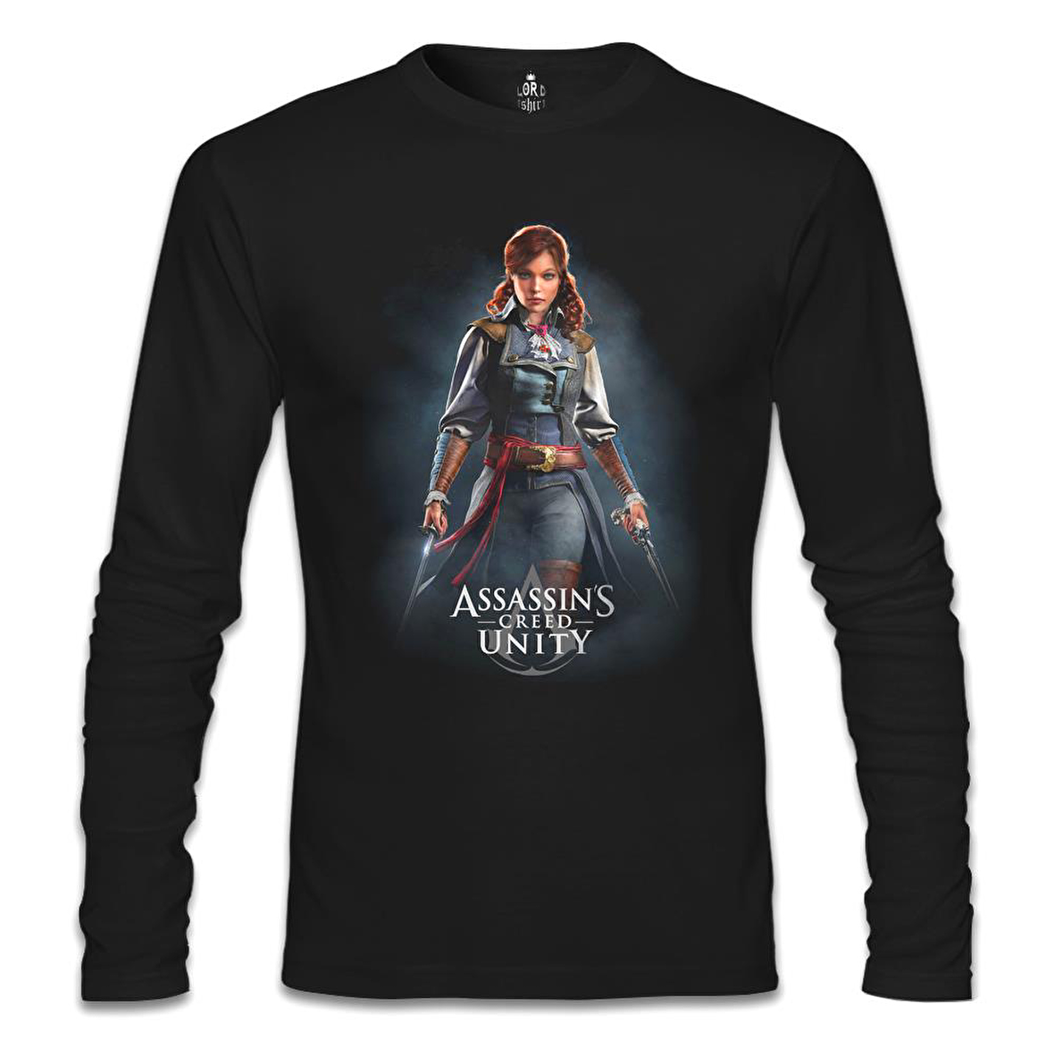 Assassin's Creed Unity - Elise Siyah Erkek Sweatshirt