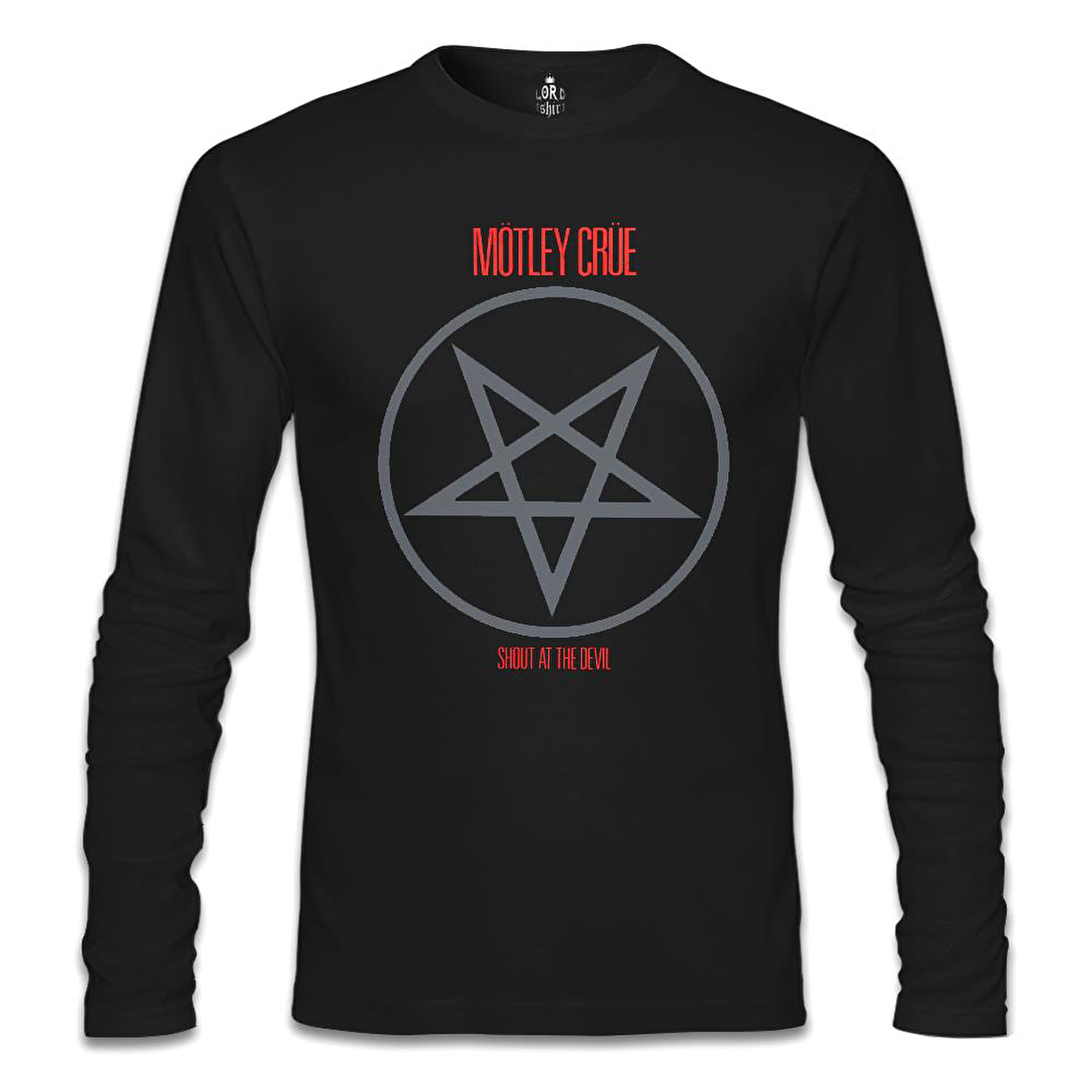 Mötley Crüe - Shout At The Devil Siyah Erkek Sweatshirt