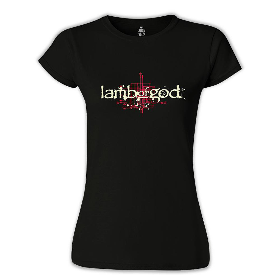 Lamb of God - Logo Siyah Bayan Tshirt