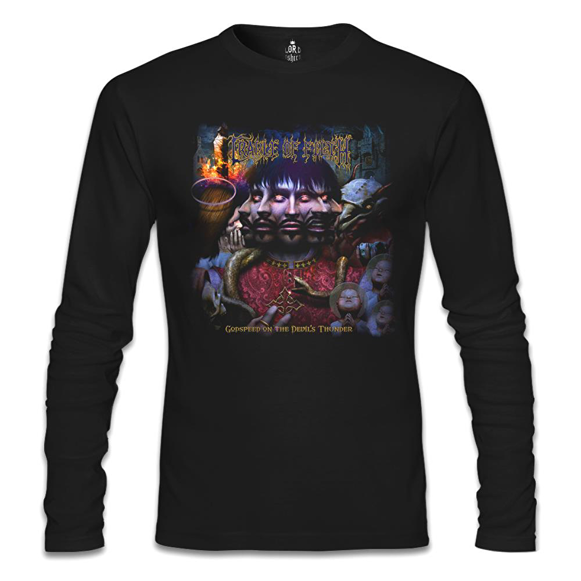 Cradle of Filth Siyah Erkek Sweatshirt