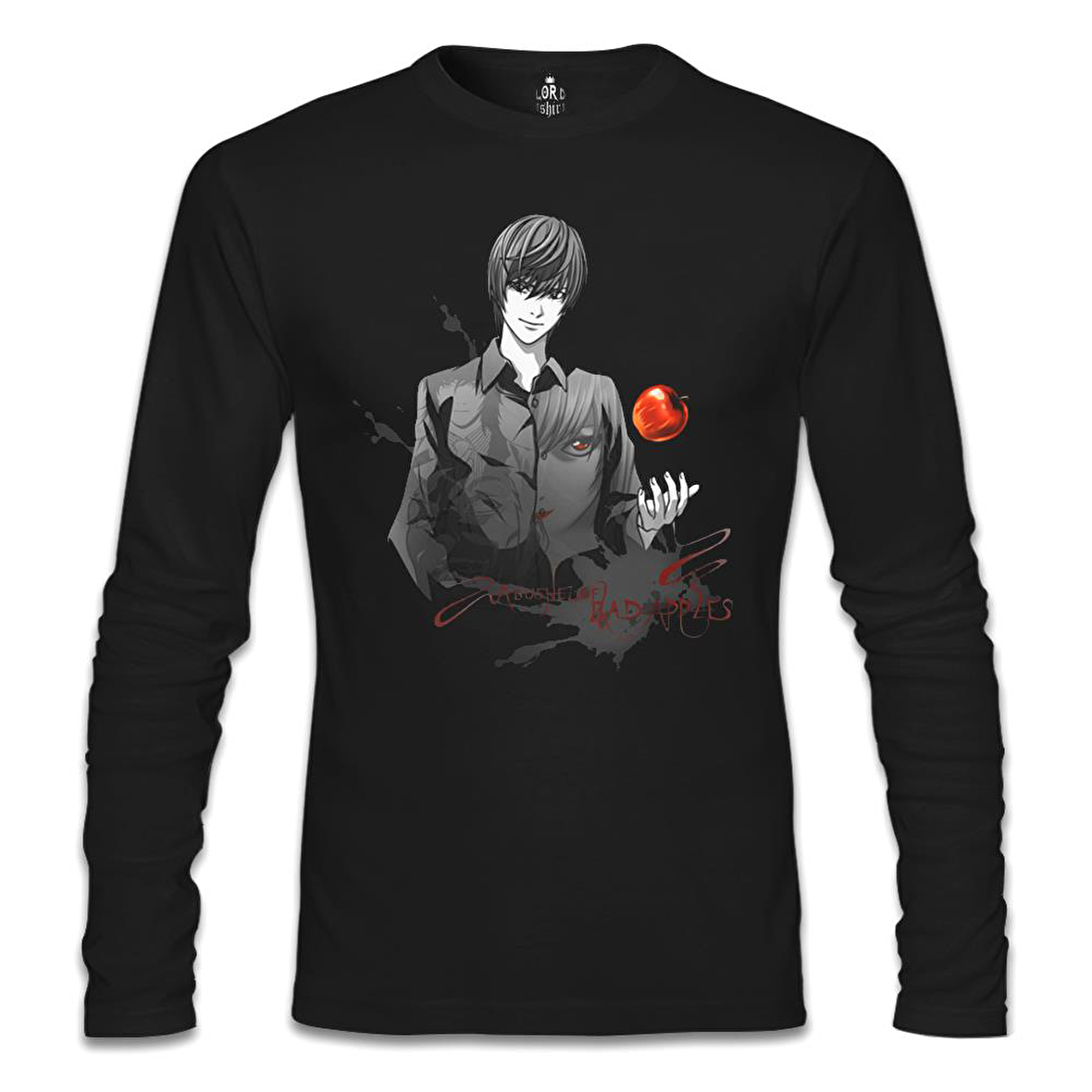Death Note - Bad Apples Siyah Erkek Sweatshirt