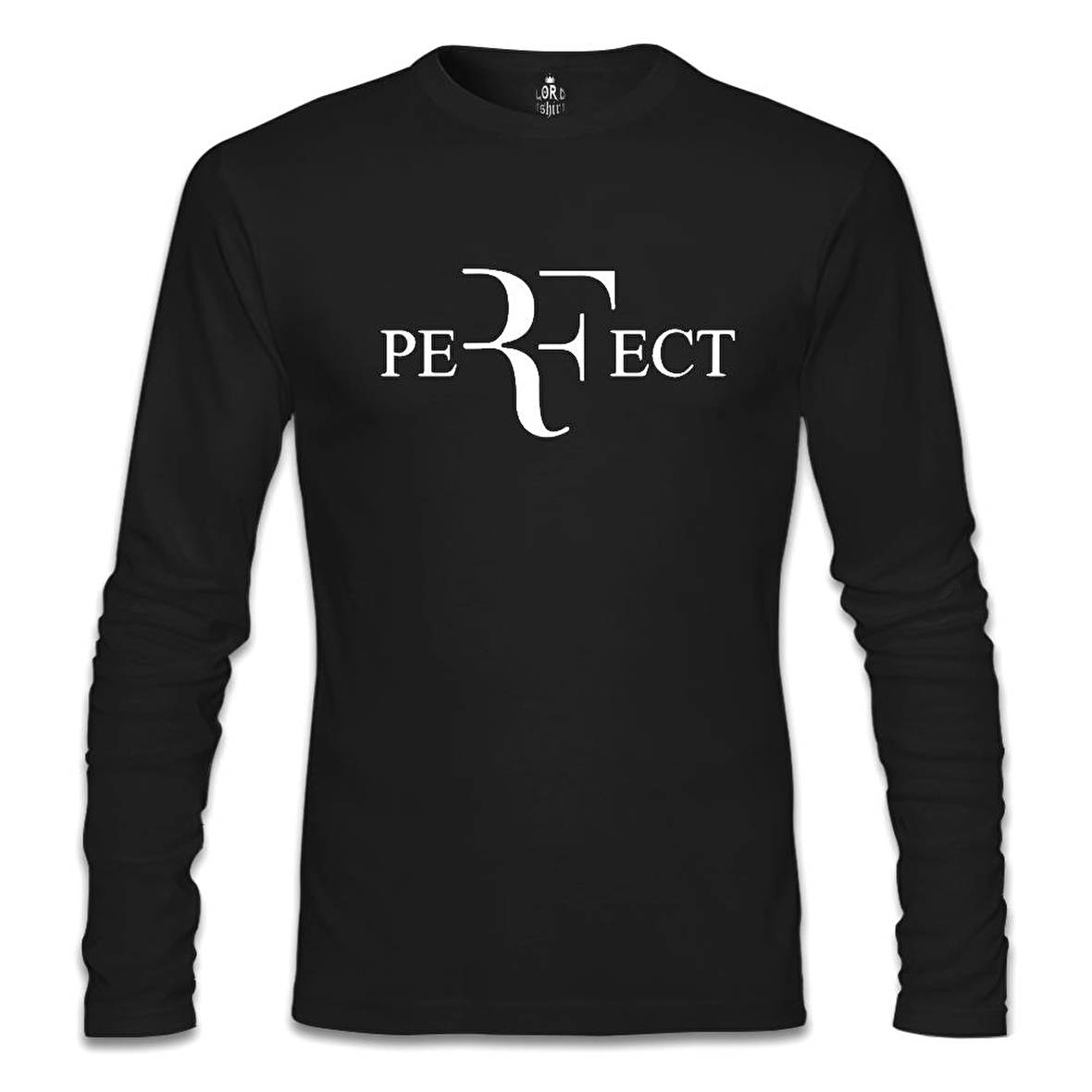 Roger Federer - Perfect Siyah Erkek Sweatshirt